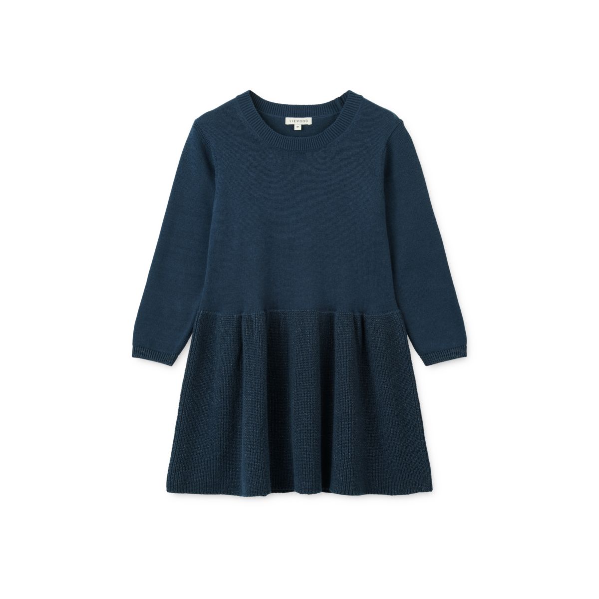 Caia Lurex Knit Dress Classic Navy LIEWOOD