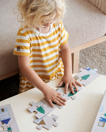 Gants enfant en tricot Gamma Rayures (1-5 ans) Liewood - Dröm