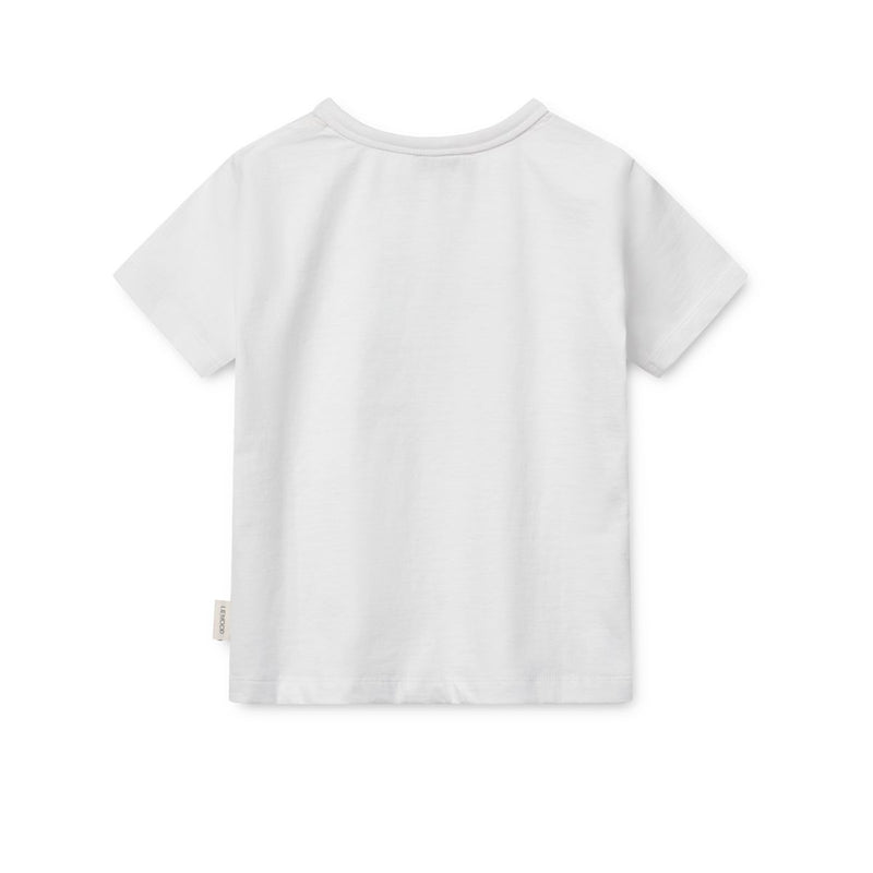 Liewood Apia Placement Print T-shirt - Liewood Pale tuscany / Crisp white - TSHIRT