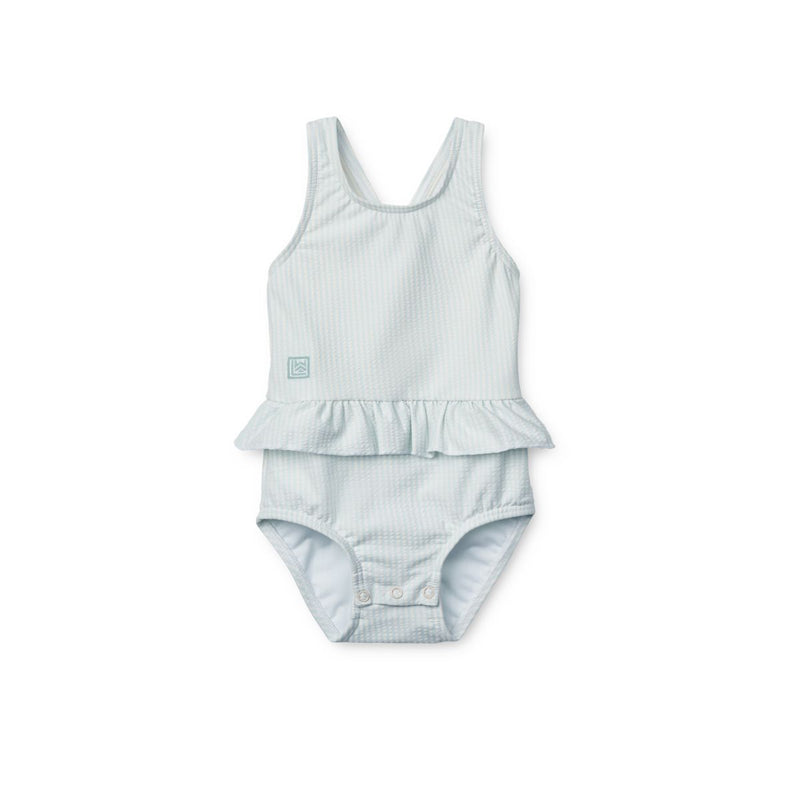 Liewood Amina Stripe Baby Swimsuit - Y/D stripe Pure sky / Creme de la creme - SWIMSUIT