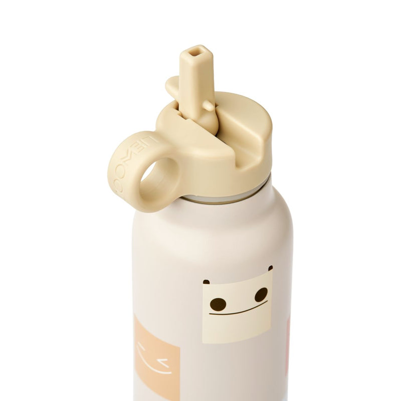 Liewood Falk Water Bottle 500 ml - Smiley / Sandy - WATER BOTTLE