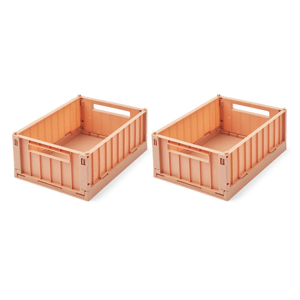 Liewood Weston Small Storage Box 2-Pack - Tuscany rose - STORAGE BOX