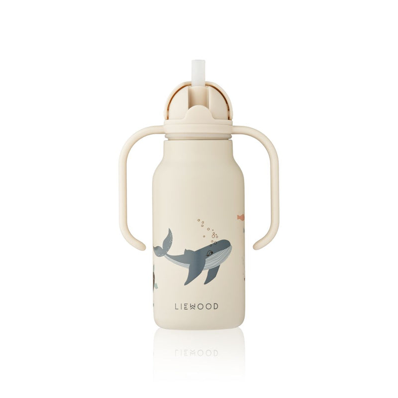 Liewood Kimmie Printed Bottle 250 Ml - Sea creature / Sandy - WATER BOTTLE