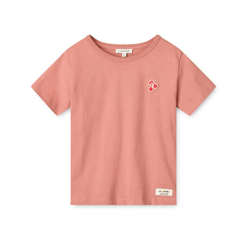 Liewood Apia Shortsleeve T-shirt - Dusty raspberry - TSHIRT