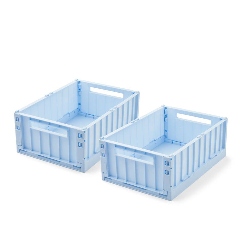 Liewood Weston Medium Storage Box 2-Pack - Pure sky - STORAGE BOX