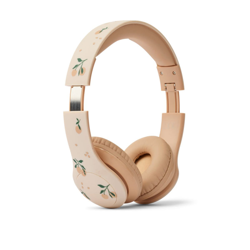 Liewood Quinn Wireless Headphones - Peach / Sea shell - MUSIC INTRUMENT