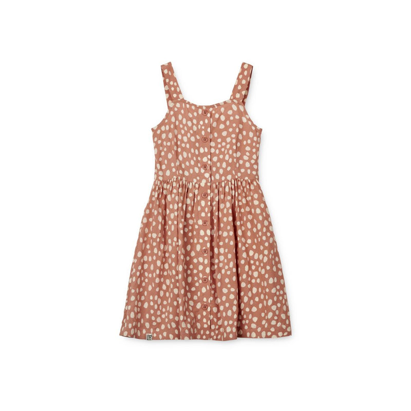 Liewood Zia printed dress - Leo spots / Tuscany rose - DRESS