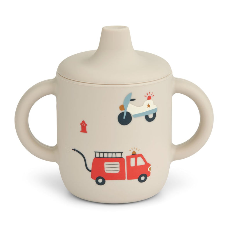 Liewood Neil Sippy Cup - Emergency vehicle / Sandy - CUP