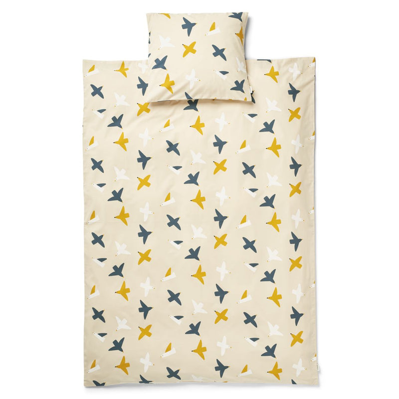 Liewood Carmen Baby Printed Bedding - Birds / Sea shell - BEDDING