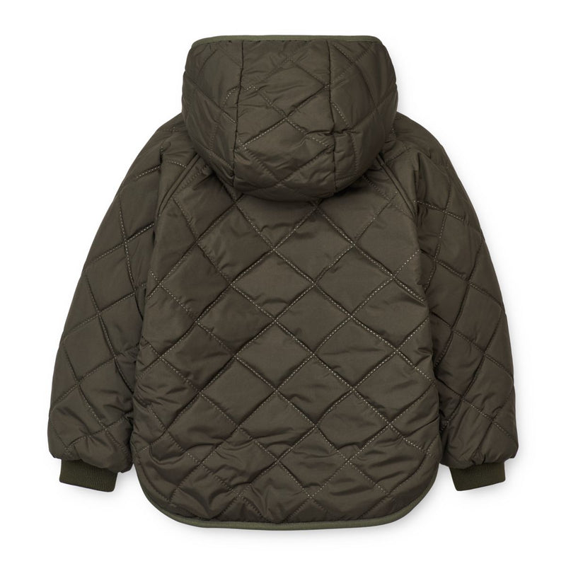 Liewood Jackson Reversible Jacket - Army brown mix - JACKET