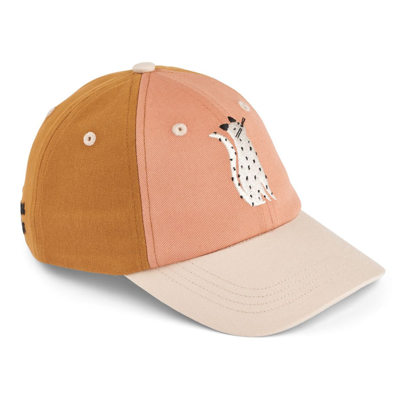 Liewood Danny Cap - Cat / Tuscany rose - HATS/CAP