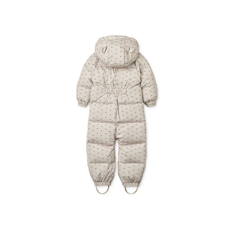 Liewood Sylvie Baby Snowsuit - Double dot / SIlver lining - SUIT