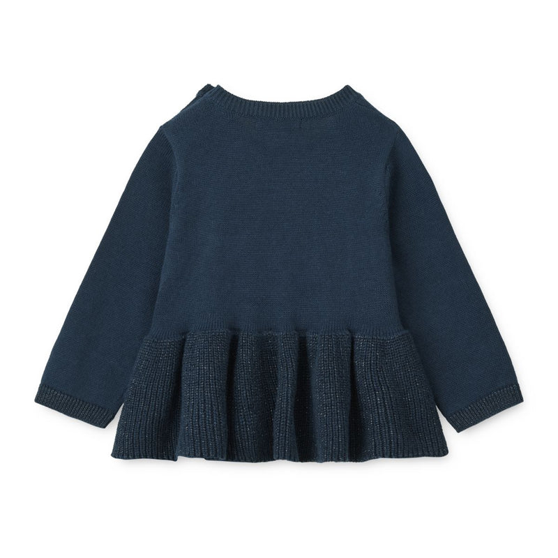 Liewood Esme Baby Lurex Knit Jumper - Classic Navy - JUMPER