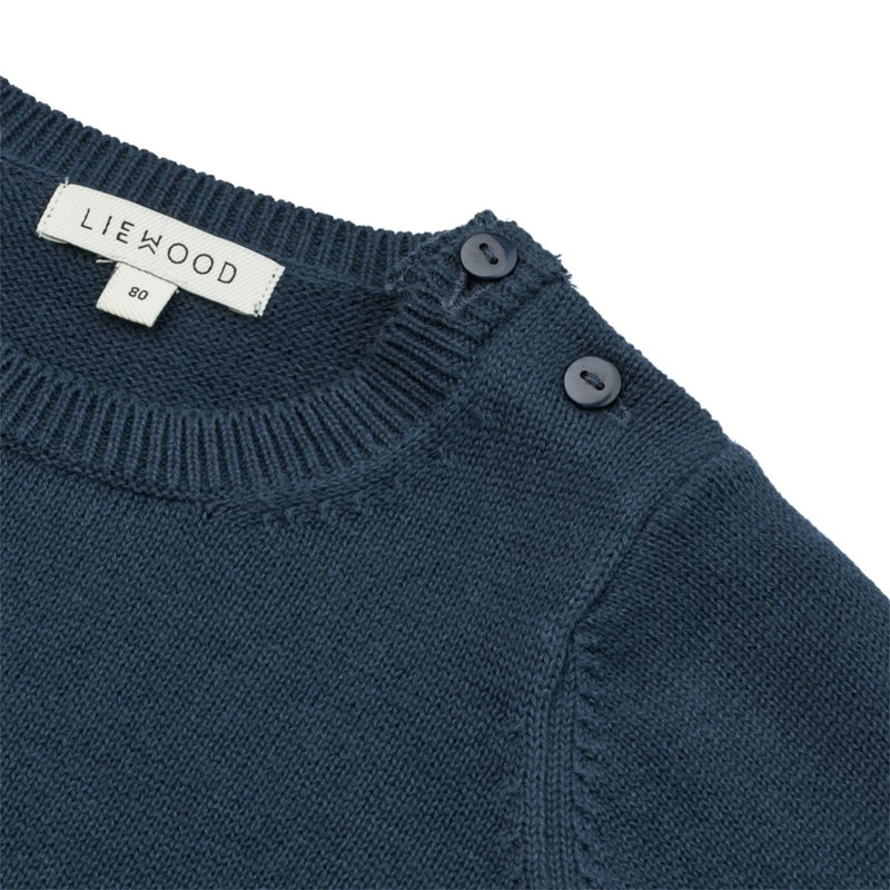 Liewood Esme Baby Lurex Knit Jumper - Classic Navy - JUMPER