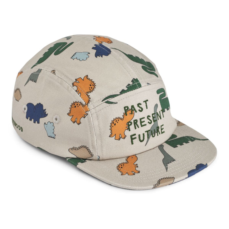 Liewood Rory Printed Cap - Dinosaurs / Mist - HATS/CAP