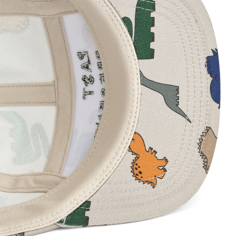 Liewood Rory Printed Cap - Dinosaurs / Mist - HATS/CAP