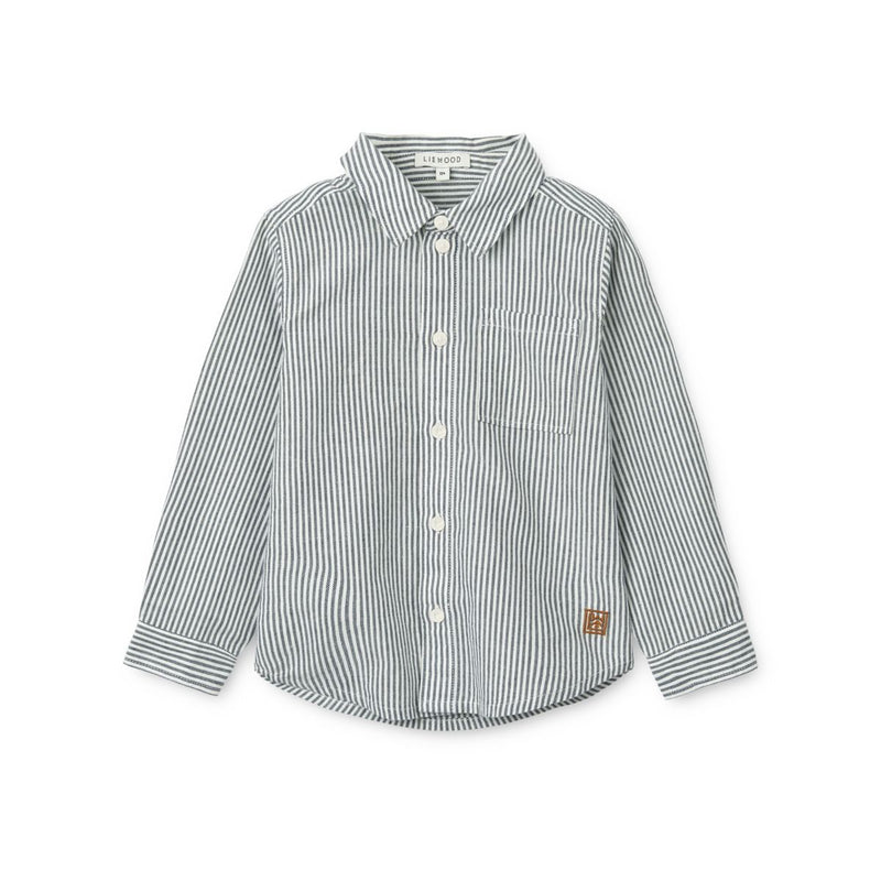 Liewood Costa Stripe Shirt - Y/D Stripe Classic navy / Creme de la creme - SHIRT