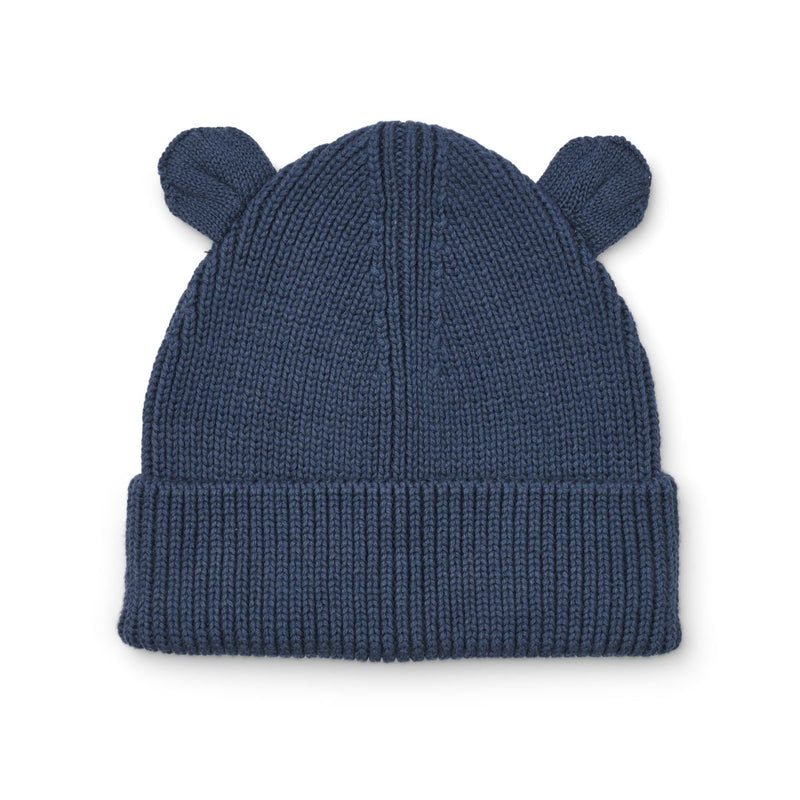 Liewood Gina Beanie With Ears - Indigo blue - HATS/CAP