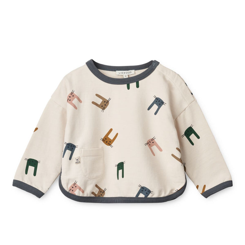 Liewood Lucie Baby Printed Sweatshirt - Bunny / Sandy - SWEATSHIRT