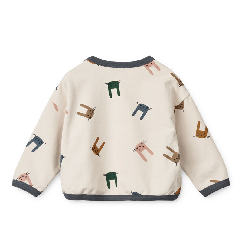 Liewood Lucie Baby Printed Sweatshirt - Bunny / Sandy - SWEATSHIRT