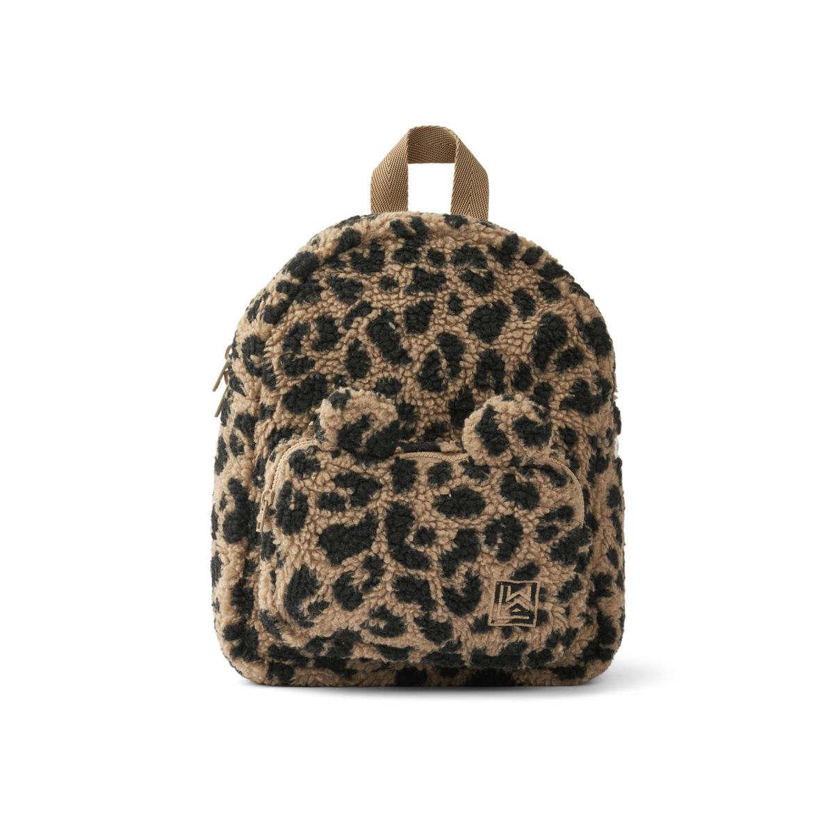 Allan Pile Backpack With Ears - Mega leo / oat mix | LIEWOOD