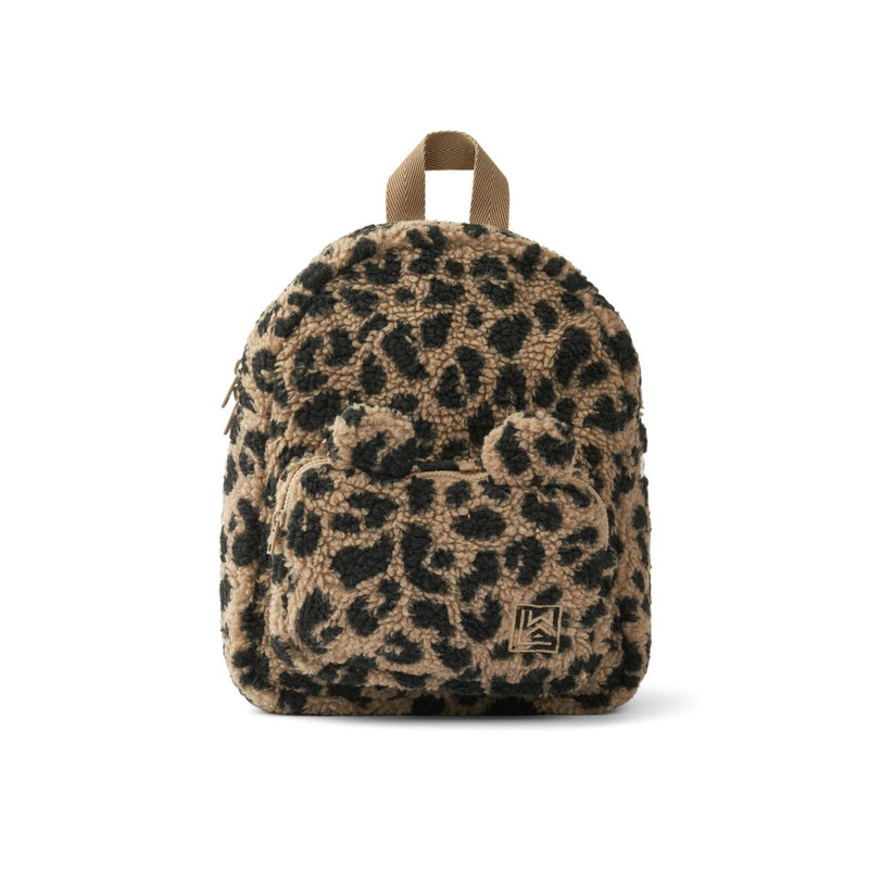 Liewood Allan Pile Backpack With Ears - Mega leo / oat mix - BACKPACK