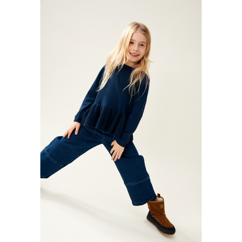 Liewood Esme Lurex Knit Jumper - Classic Navy - JUMPER