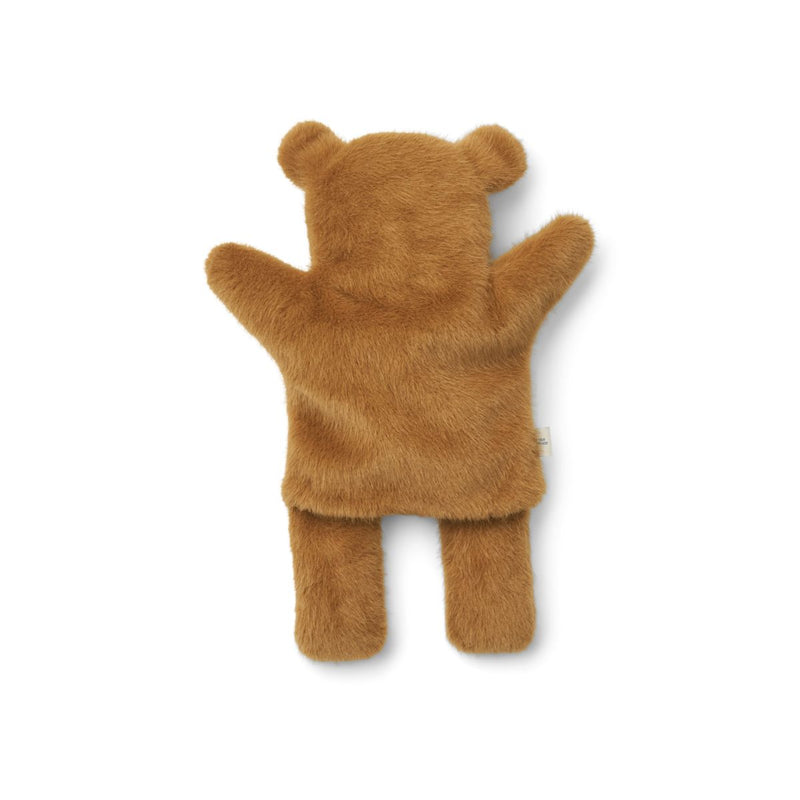 Liewood Honor Bear Hand Puppet - Golden caramel - TEDDY