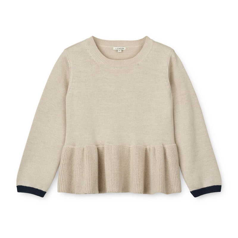 Liewood Esme Knit Jumper - Sandy - JUMPER