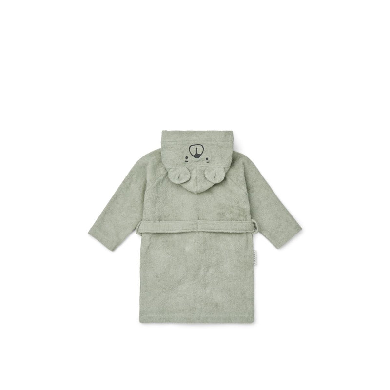 Liewood Lily Bear Bathrobe - Dove blue - TOWEL / WASHCLOTH