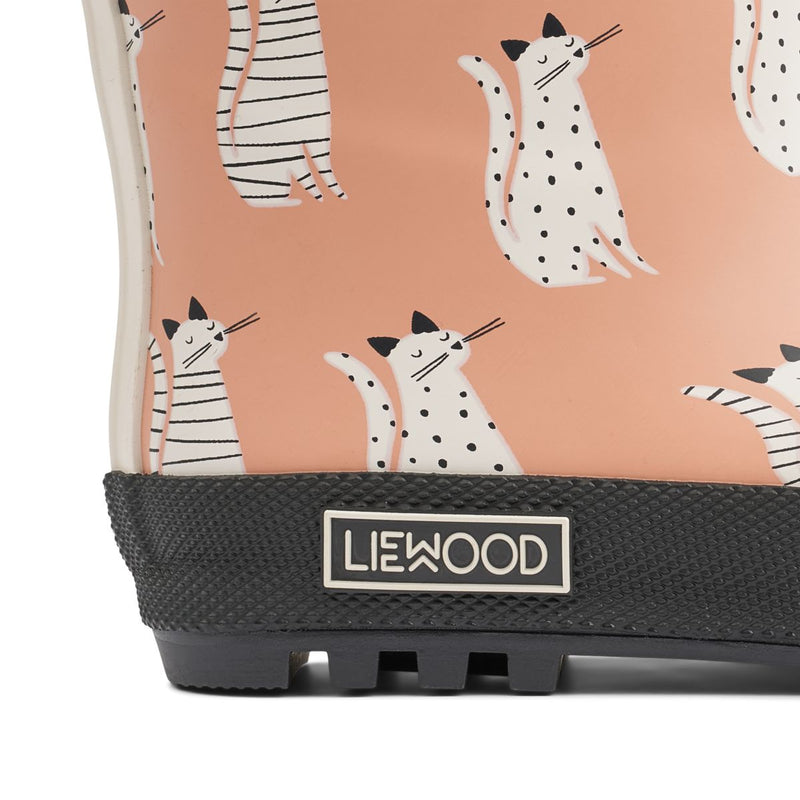 Liewood Mason Thermo Rainboot - Cat / Tuscany rose - THERMO BOOTS