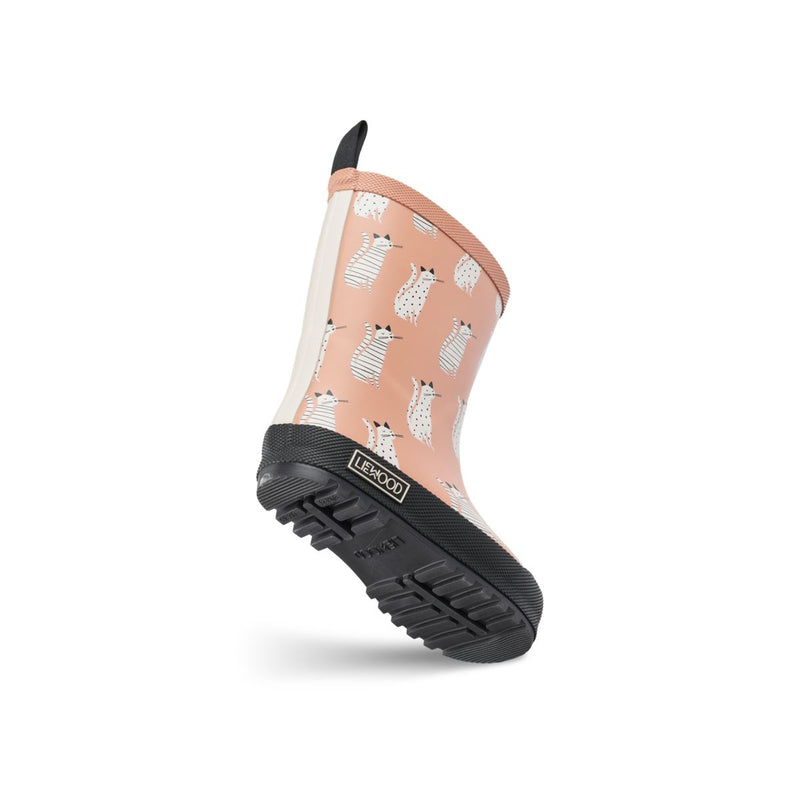 Liewood Mason Thermo Rainboot - Cat / Tuscany rose - THERMO BOOTS