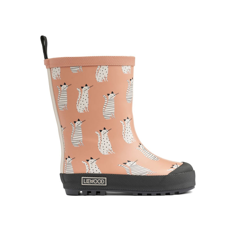 Liewood Mason Thermo Rainboot - Cat / Tuscany rose - THERMO BOOTS