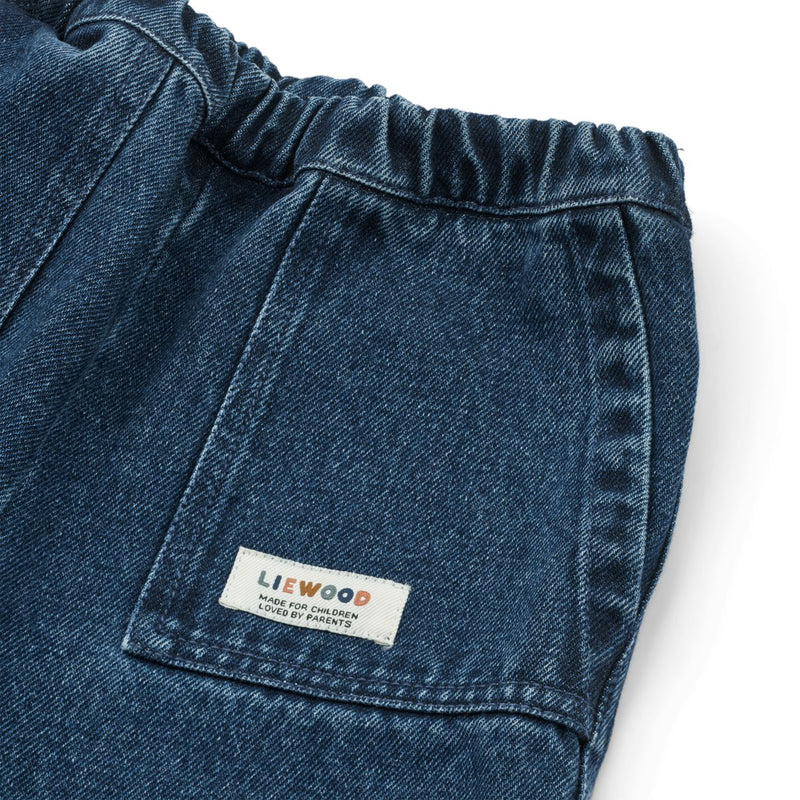 Liewood Cesar Denim Pants - Medium blue denim - PANTS