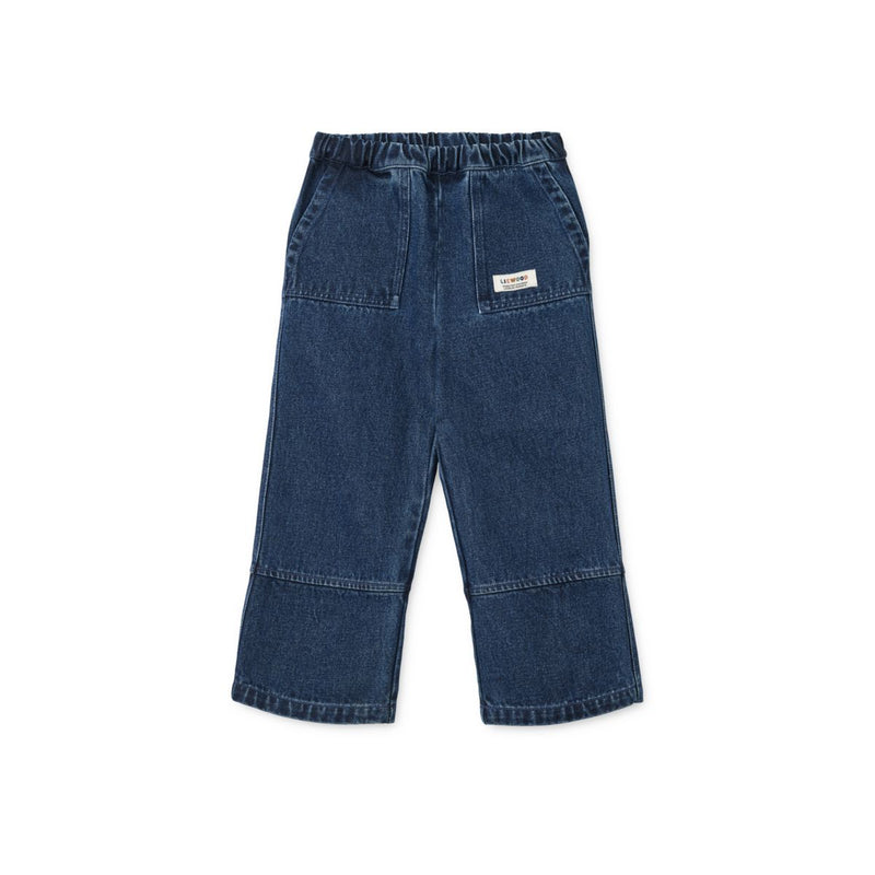 Liewood Cesar Denim Pants - Medium blue denim - PANTS