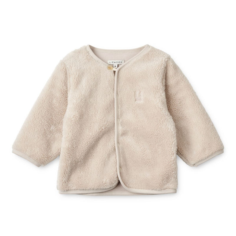 Liewood Benoit Baby Pile Jacket - Sandy - JACKET