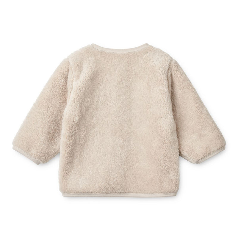 Liewood Benoit Baby Pile Jacket - Sandy - JACKET