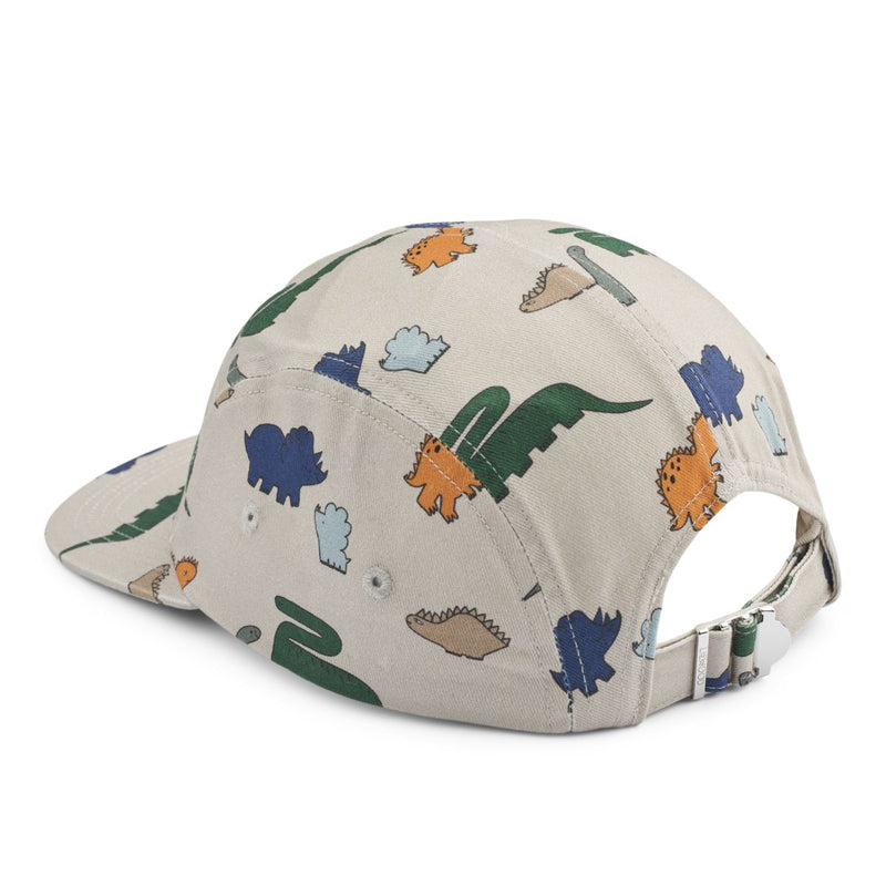 Liewood Rory Printed Cap - Dinosaurs / Mist - HATS/CAP