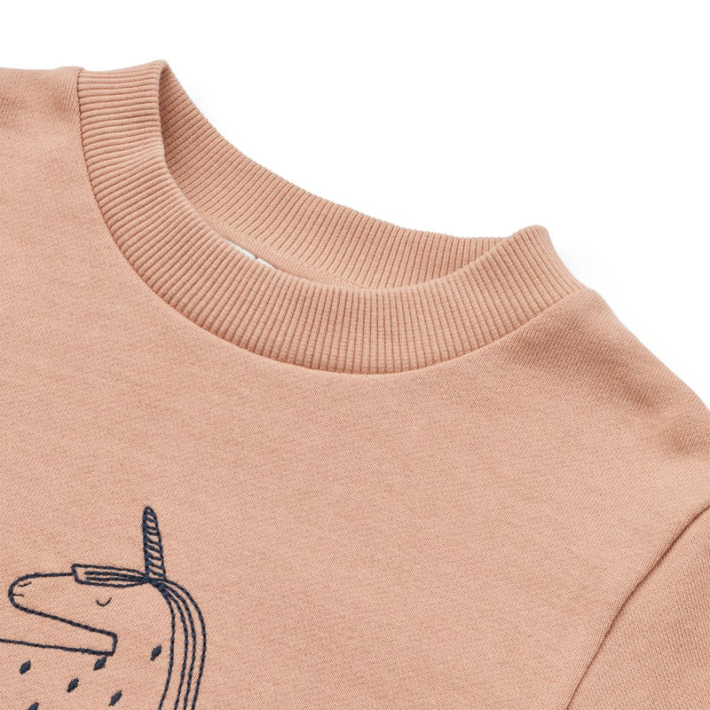 Liewood Thora Placement Sweatshirt - Unicorn / Pale tuscany - SWEATSHIRT