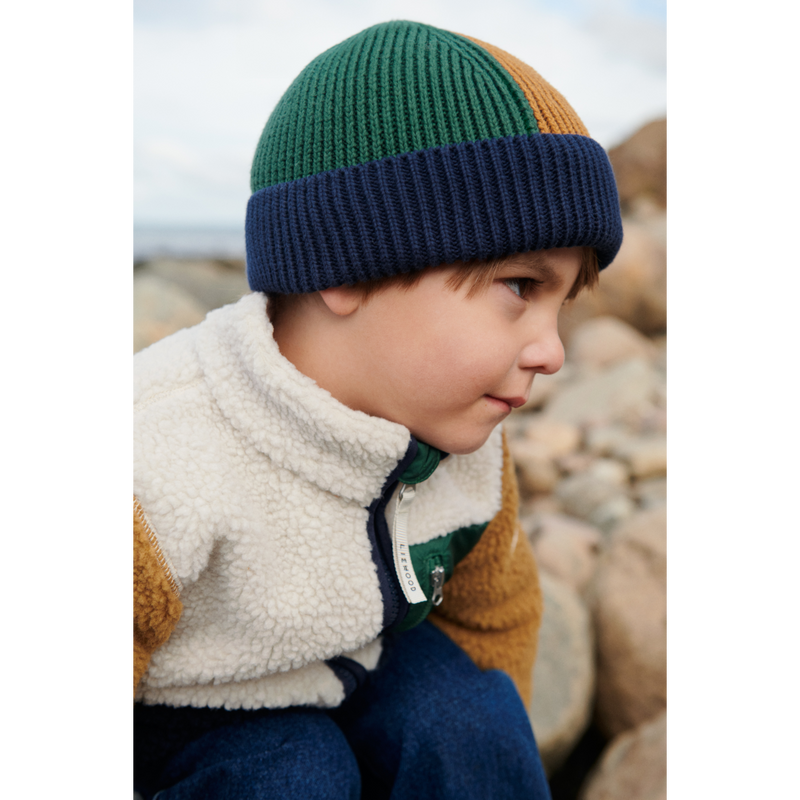 Liewood Ezra Beanie - Garden green mix - HATS/CAP