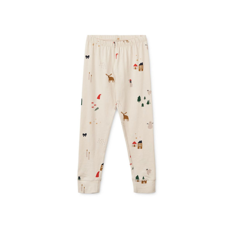 Liewood Wilhelm Printed Pyjamas Set - Holiday / Sandy - PYJAMAS SET