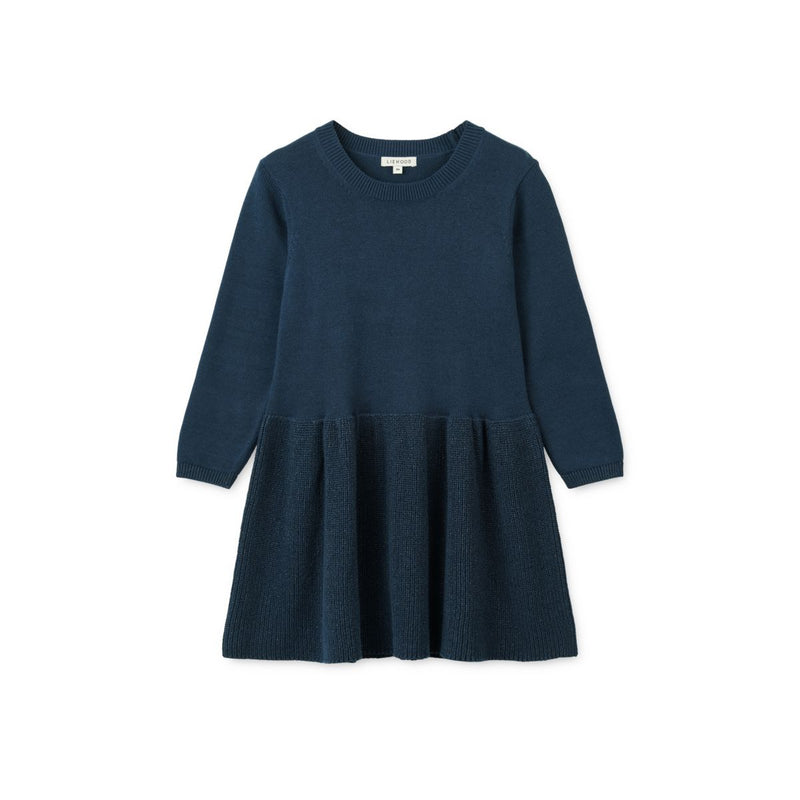 Liewood Caia Lurex Knit Dress - Classic Navy - DRESS