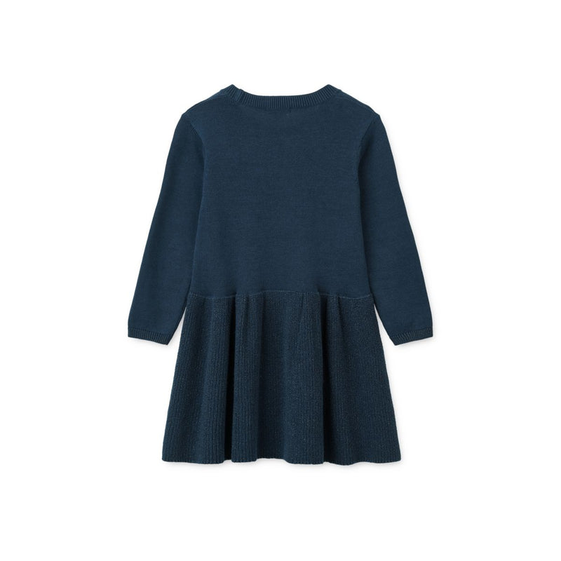 Liewood Caia Lurex Knit Dress - Classic Navy - DRESS