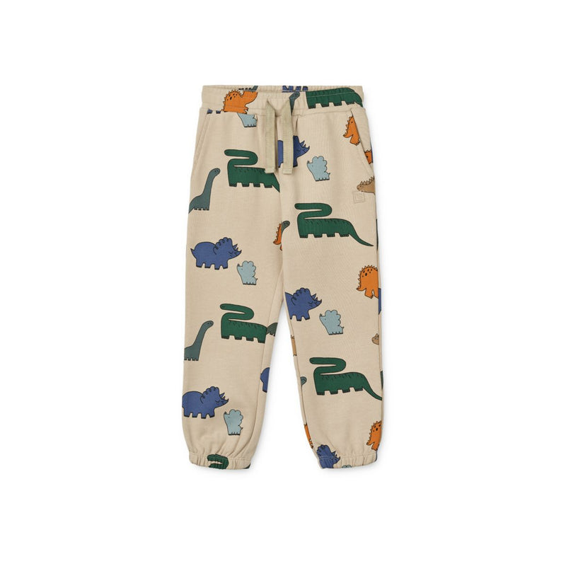 Liewood Inga Printed Sweatpants - Dinosaurs / Mist - SWEATPANTS