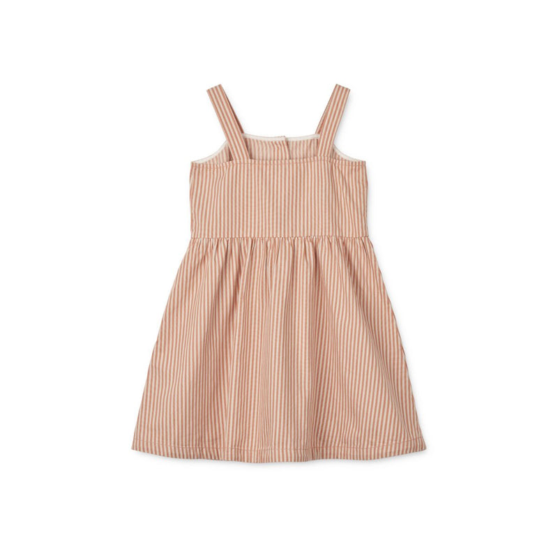 Liewood Zia striped strap dress - Y/D Stripe Tuscany rose/ Sandy - DRESS