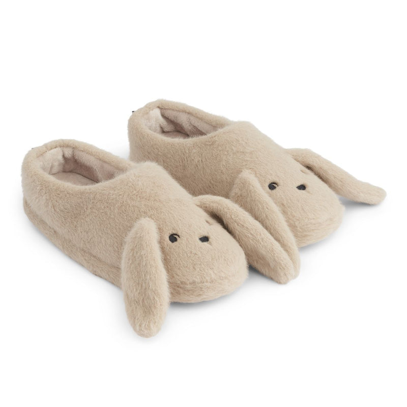 Liewood Aviaja adult plush slippers - Mist - INDOOR SLIPPERS