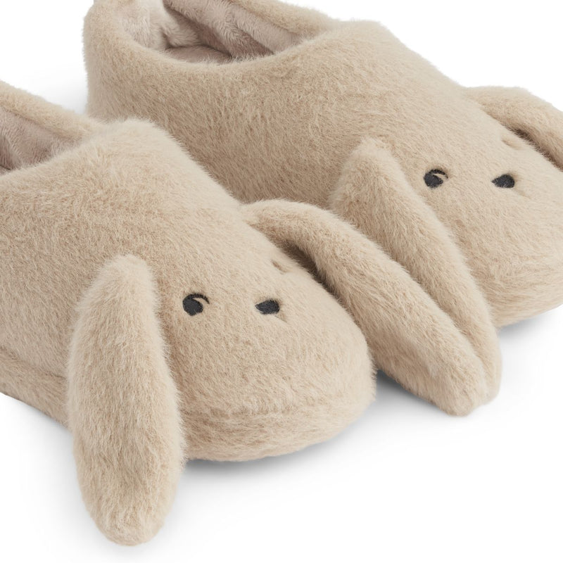 Liewood Aviaja adult plush slippers - Mist - INDOOR SLIPPERS