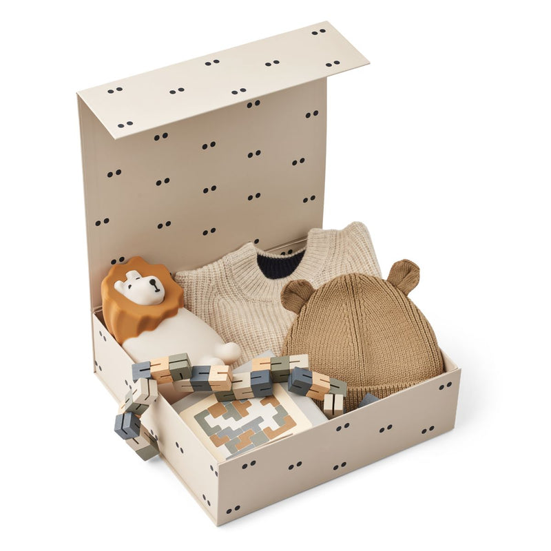 Liewood Large Gift Box - Double dot / Sandy - WRAPPING PAPER