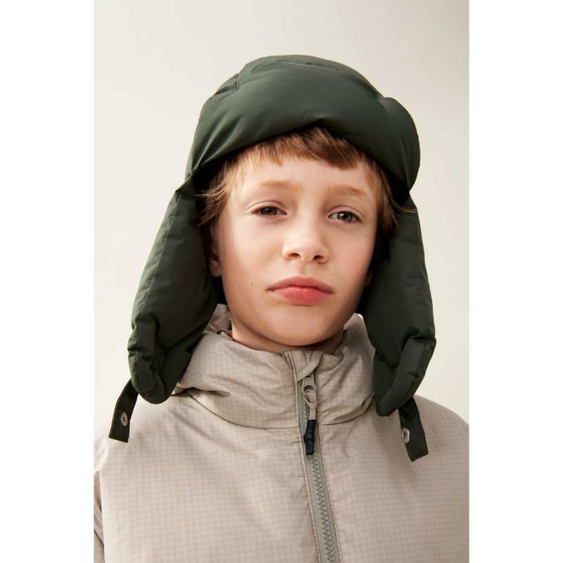 Liewood Tori Puffer Hat - Hunter green - HATS/CAP