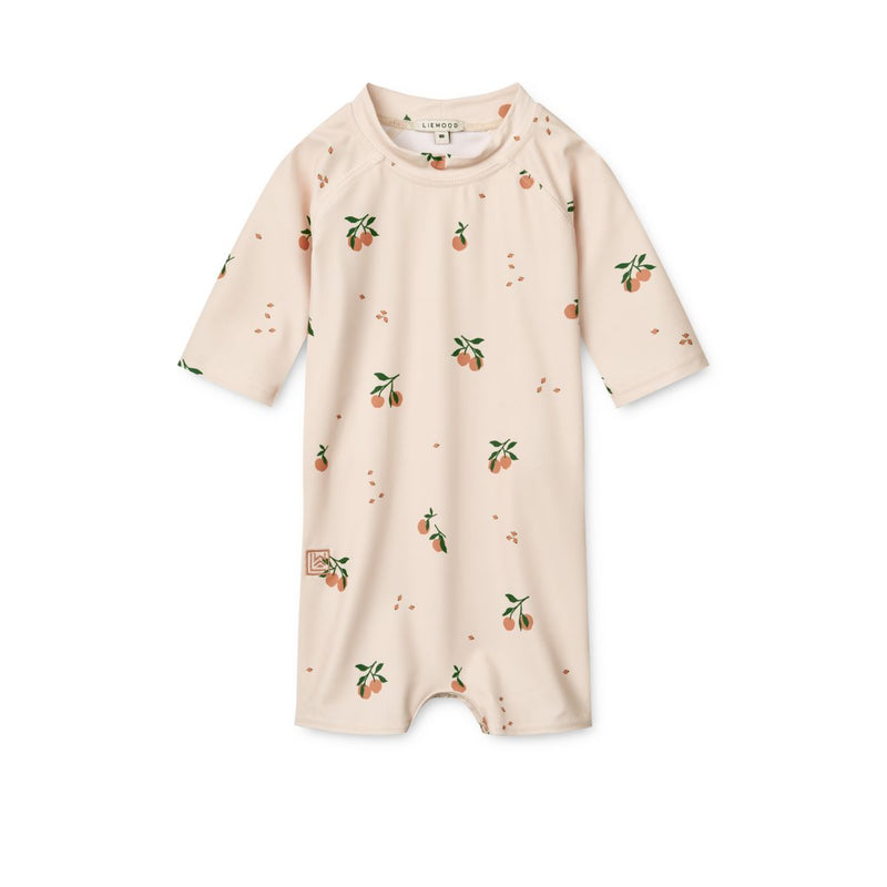 Liewood Thor Baby Swim Jumpsuit - Peach / Sea shell - SWIMSUIT